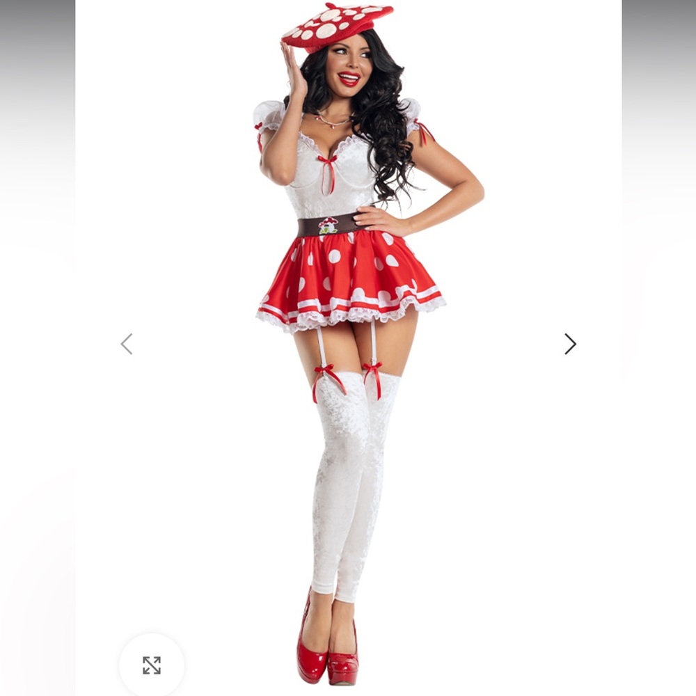 Party King Mushroom Cutie Adult Costume Size XL New without Tags
